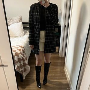 Sanctuary mid length zipper jacket